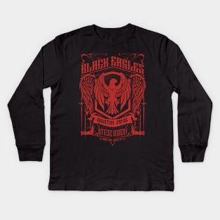 Black Eagles Kids Long Sleeve T-Shirt